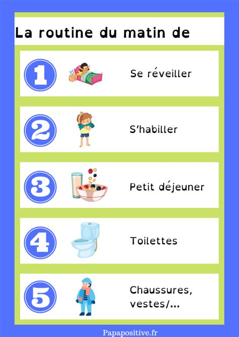 Les Routines Du Matin Et Du Soir Un Super Outil Pour S Organiser En