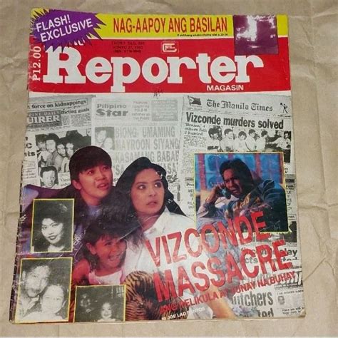 June 27 1993 Reporter Magasin Vizconde Massacre The Movie Maceda Juan