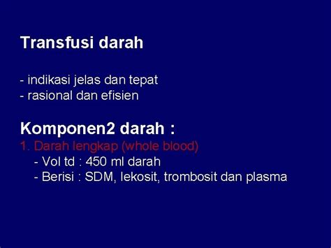 Transfusi Darah Dan Golongan Darah Suriyanti 28 Desember