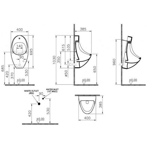 Писсуар сенсорный VITRA Arkitekt 4106B003-5200 купить в СПб