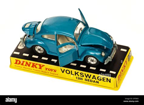 1960s Vintage Dinky Toys No 129 Volkswagen Beetle 1300 Sedan Diecast