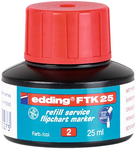 Edding Nachf Lltinte Ftk F R Flipchartmarker Ml Rot Kaufen