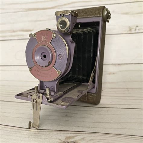Vintage Eastman Kodak Vest Pocket Hawk Eye Rainbow Camera Etsy