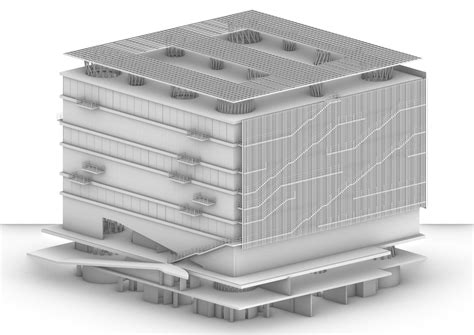 3d Sendai Mediatheque Model Turbosquid 2076549
