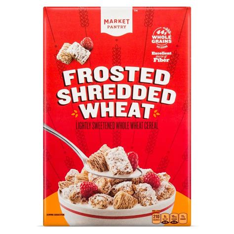 Frosted Shredded Wheat Breakfast Cereal 18oz Market Pantry™ Wheat