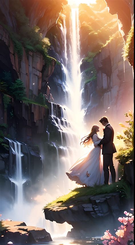 magical digital artwork masterpiece cinematic  couple