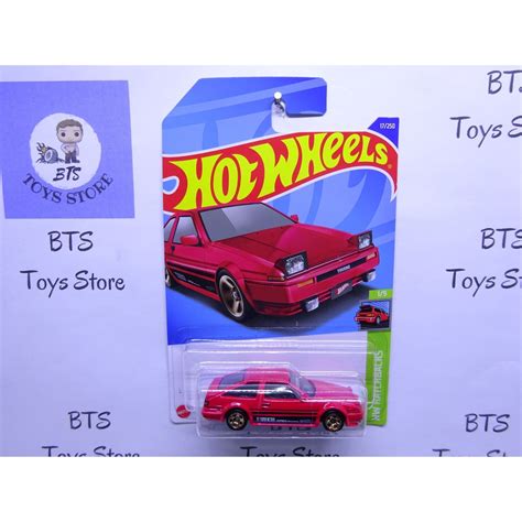 Jual Hot Wheels Toyota AE Sprinter Trueno Merah Shopee Indonesia