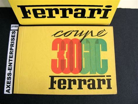 Purchase Ferrari 330 Gtc 330gtc Coupe Owners Spare Parts Book Catalogue