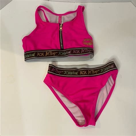 Betsey Johnson Swim Betsy Johnson Girls Piece Bikini Bathing Suit