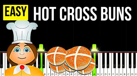 Hot Cross Buns Easy Piano Tutorial For Beginners Learn To Play Piano
