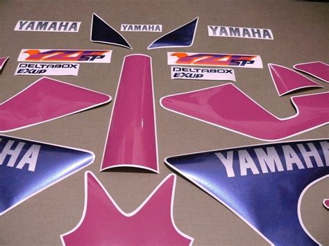 Yamaha Yzf R Special Edition White Pink Complete Decal Set