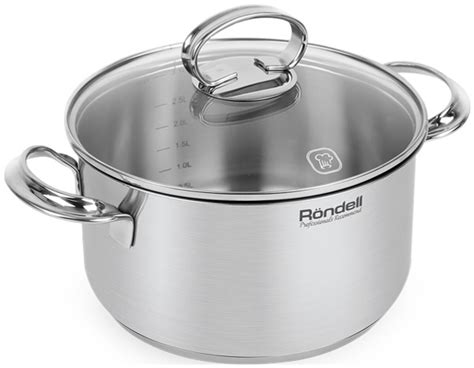 Кастрюля Rondell, Нержавеющая сталь, 3,1 л - купить по выгодной цене в ...