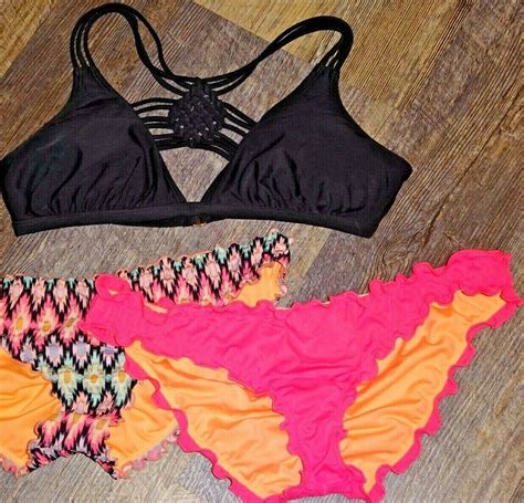 Victoria S Secret Swim Bikini MEDIUM 1 Bottom 1 Gem