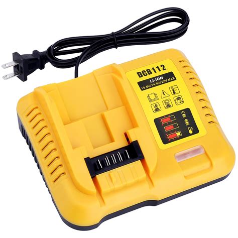 Dcb112 Battery Charger Replacement For De Walt 12v 20v And 60v Max