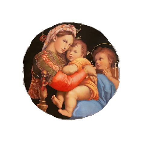 027 Raffaello Sanzio Madonna Della Seggiola Bottega Tifernate