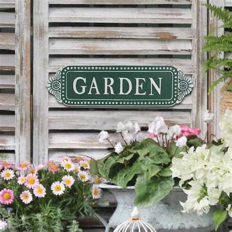 All Chic Greenhouse Sign Garden Signs Decorative Outdoor