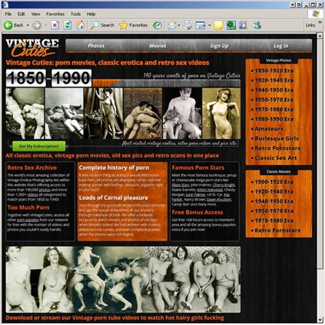 FreeOnes Gives Porn Site Vintage Cuties An Overall Review Rating Of 9 1