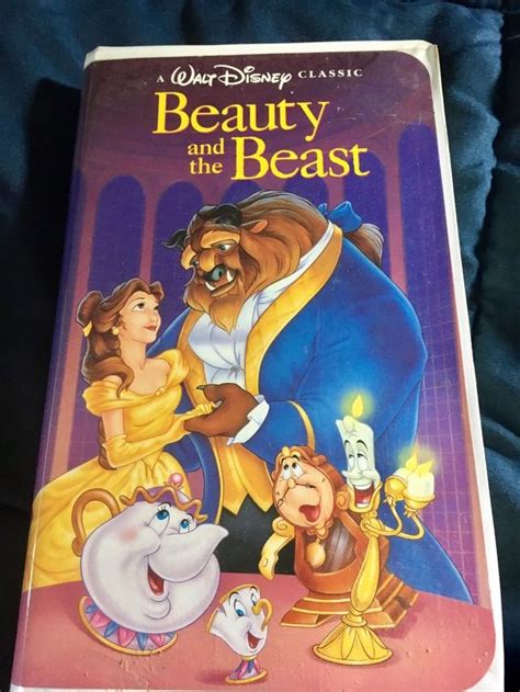 Beauty And The Beast VHS 1992 Walt Disney S Black Diamond Classic