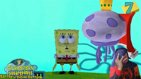 First Boss Battle SpongeBob Battle For Bikini Bottom Part 7 YouTube