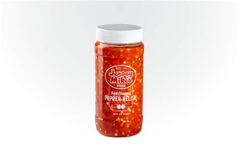 Hot Chopped Pepper Relish Sides Drinks Desserts Jersey Mike S Subs
