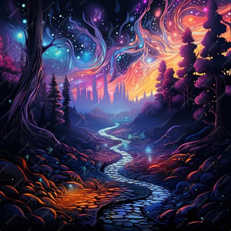 Premium Photo | Unveiled Pathways Abstract Digital Illustration