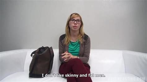 Casting Amateur With Glasses Takes Dick Tnaflix