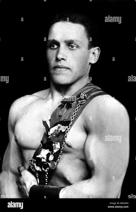 Russian Wrestler With Medals Stock Photo Alamy