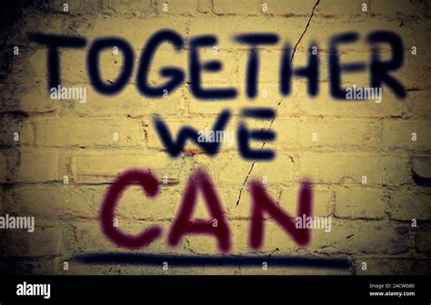 Together We Can Concept Stock Photo Alamy