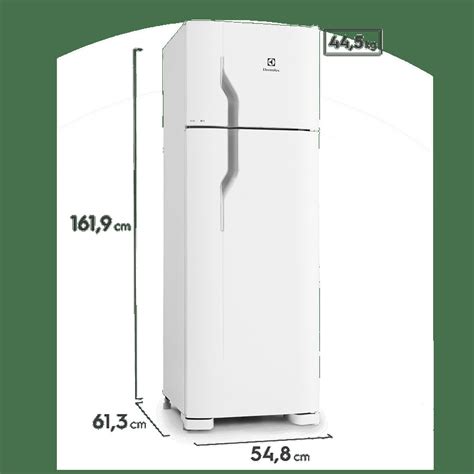 Geladeira Electrolux Cycle Defrost 260L Super Freezer Duplex Branca