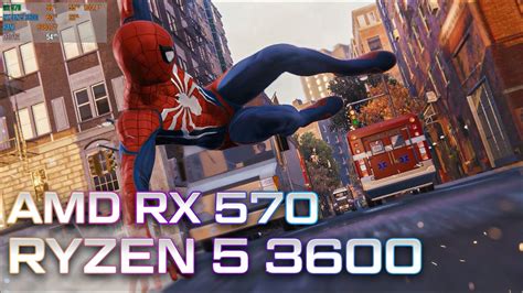 Spider Man Remastered Very High Settings AMD FSR RX 570 YouTube