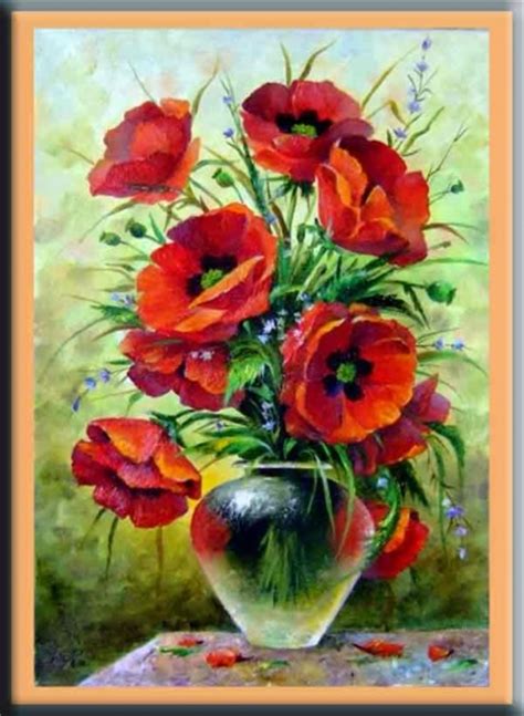 Авторские галереи - Пляшкевич Ирина Андреевна / Маки / Живопись [Натюрморт]