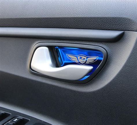 Хромированные вставки под ручку открытия двери Kia Rio 4 - Киа Рио 4 ...
