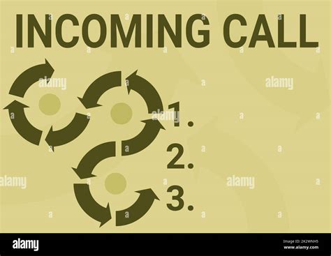 Conceptual Display Incoming Call Conceptual Photo Inbound Received