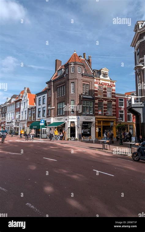 Leiden, Netherlands - October 7, 2021: Street view and generic ...