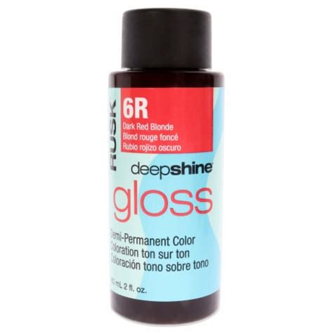 Deepshine Gloss Demi Permanent Color R Dark Red Blonde By Rusk For Unisex Oz Hair Color