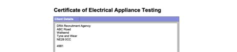 What Is A Pat Test Certificate A Record Of Electrical Safety