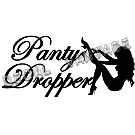 Panty Dropper Script Vinyl Sticker Decal Jdm Race Drift Choose Size