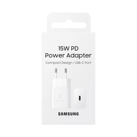 Samsung USB-C Charger + USB-C to USB-C Cable, EP-T1510XWEGEU, 1M, 3A