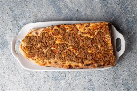 Premium Photo Turkish And Arabic Traditional Ramadan Bread Sliced Etli Ekmek Or Pide