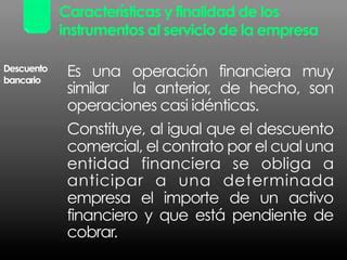 Descuento Comercial Y Bancario Ppt