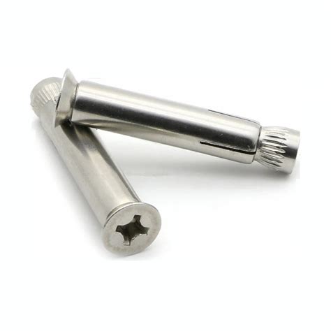 M6 304 Stainless Steel Metric Thread Expansion Screw With Cross