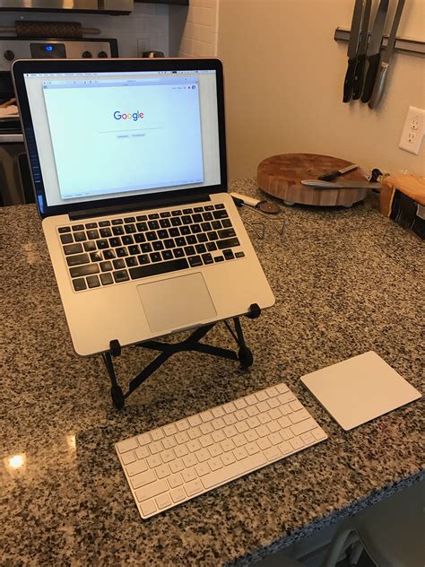 portable computer setup