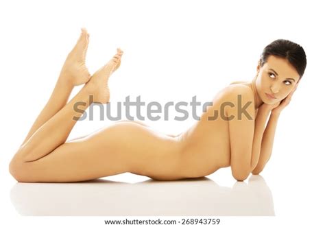 Slim Nude Woman Lying On Belly Stock Photo Shutterstock