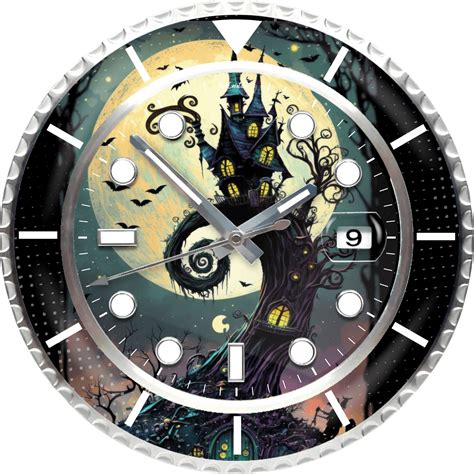Halloween Midnight Mystery Edition Wall clock • TimeCreation