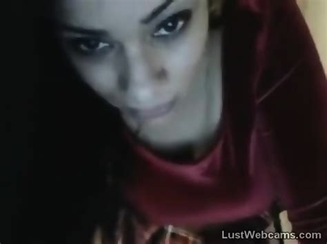 Hot Latina Rides Dildo On Webcam