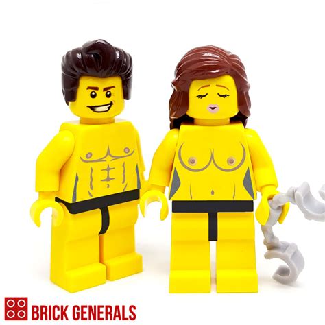 Custom Minifigures Singapore Party All Night Long Naked Couple