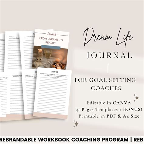 Dream Journal Vintage For Goal Setting