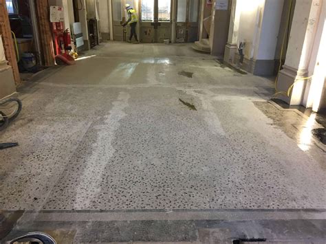 Terrazzo floor restoration - Stone Rescue