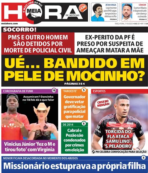 Meia Hora Itatiba - Capa Meia Hora Edição Terça, 7 de Outubro de 2025