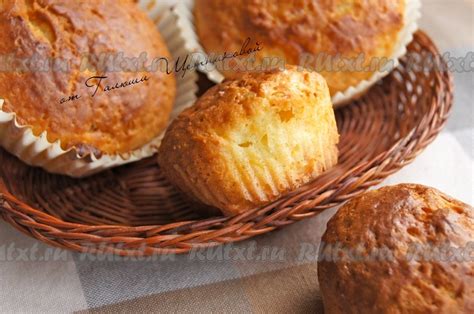 Рецепт творожных кексов с шоколадной начинкой: 8 фото в рецепте